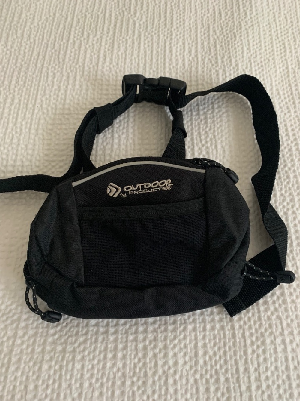 Black travel pouch